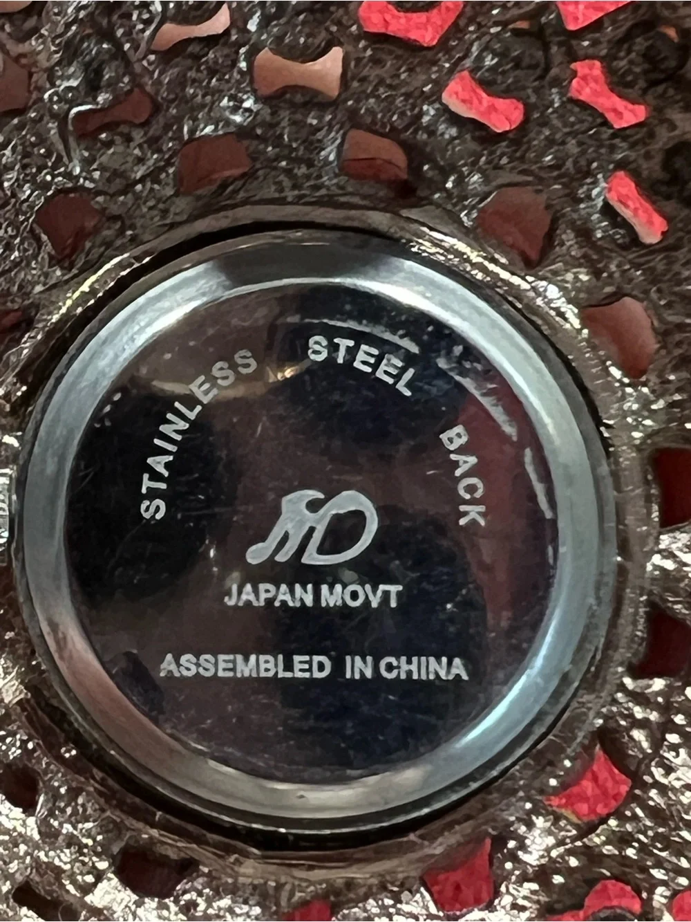 Crystal Accent Bracelet Watch - Brown Crystal Dial